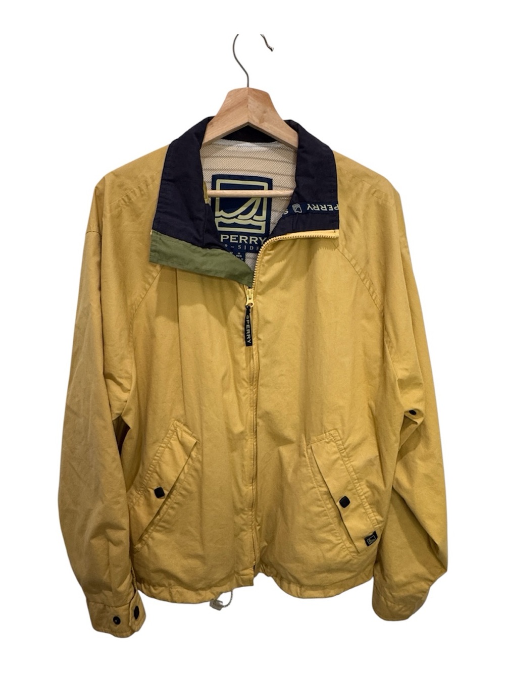 Vintage Sperry Top-Sider Sailing Windbreaker Jacket Yellow Men’s M $120